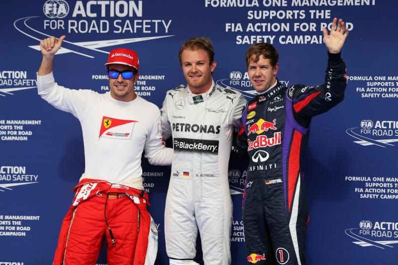 Nico Rosberg, pole position in Bahrain