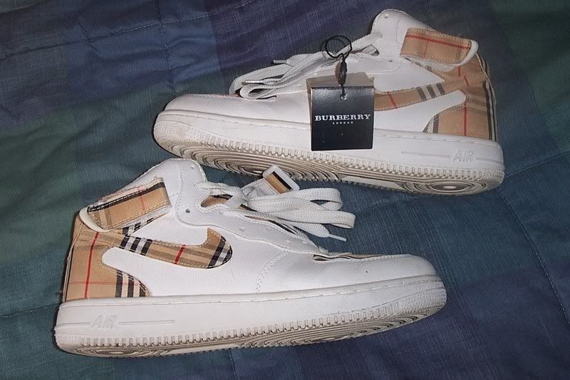 burberry air force ones