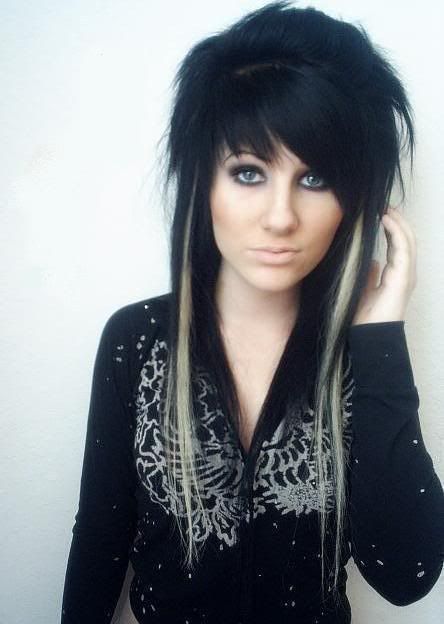 Black Scene Girl Hairstyles for 2010 Spring Fashion