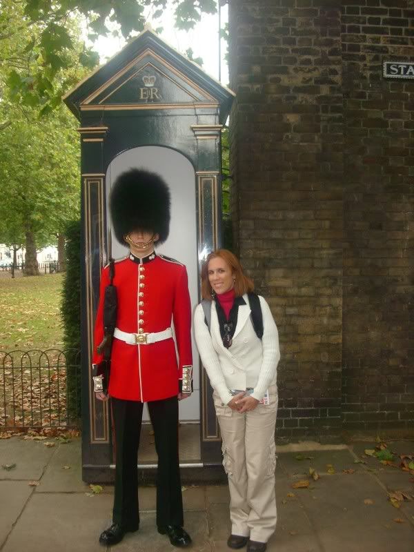 A Royal Guardsman and me acting &quot;cheeky&quot; :) Pictures, Images and Photos