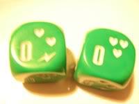 green dice