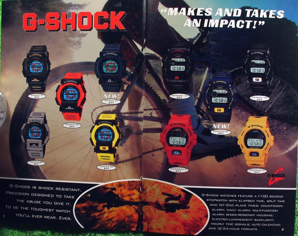 g shock 1998