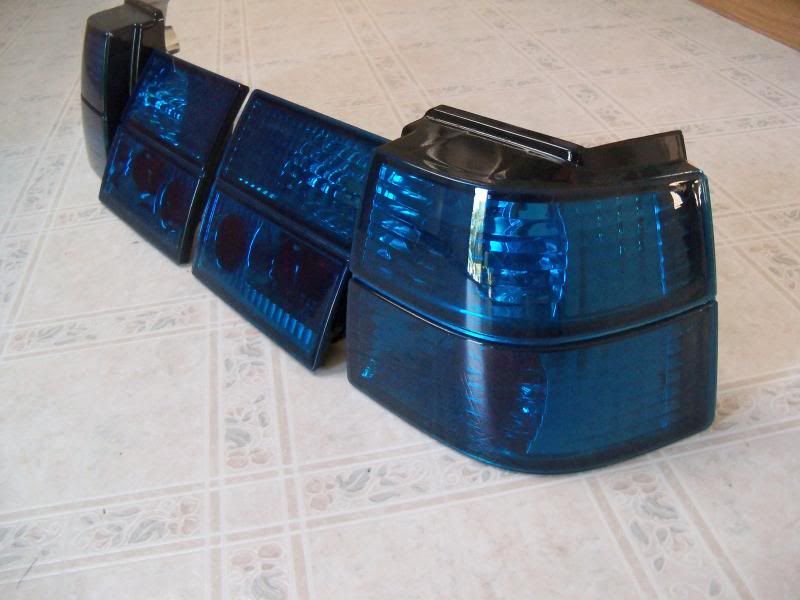FS custom pro tinted BLUE tail lights...must see!!! VW Vortex