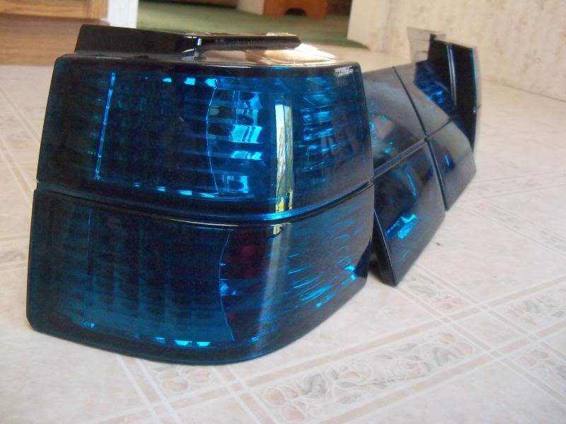 FS custom pro tinted BLUE tail lights...must see!!! VW Vortex