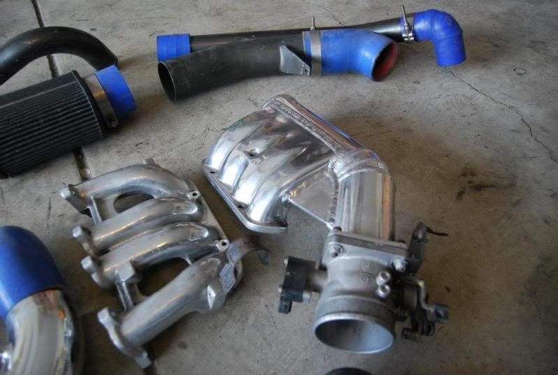 FS Full polished 2.0 ABA short runner intake and FMIC piping etc. VW