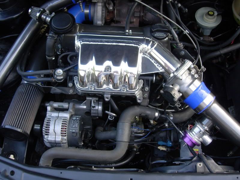 FS Full polished 2.0 ABA short runner intake and FMIC piping etc. VW