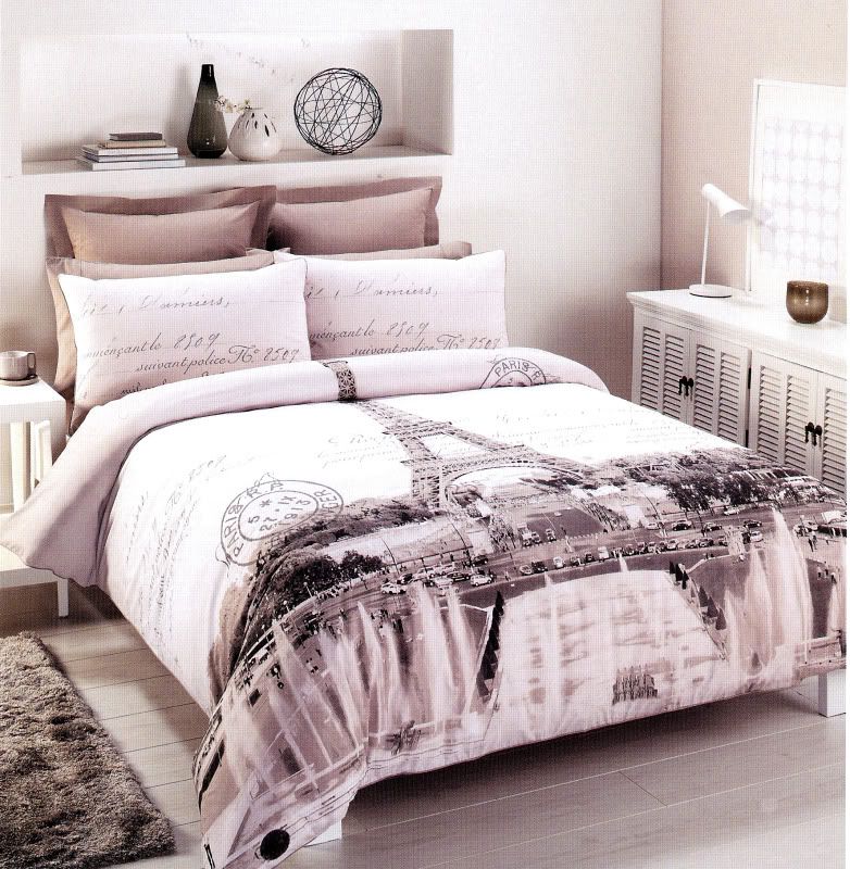 Paris Eiffel Tower Double/Full Size Quilt Cover Set 250 TC New eBay
