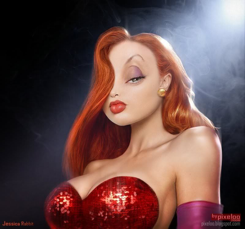 cartoon characters jessica rabbit. Jessica Rabbit? Image I saw these photos over at pixeloo.blogspot.com and 
