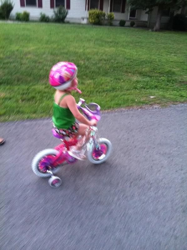 First real bike ride - June 16, 2011