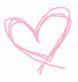 Light Pink Line Heart Sketch Pictures, Images and Photos