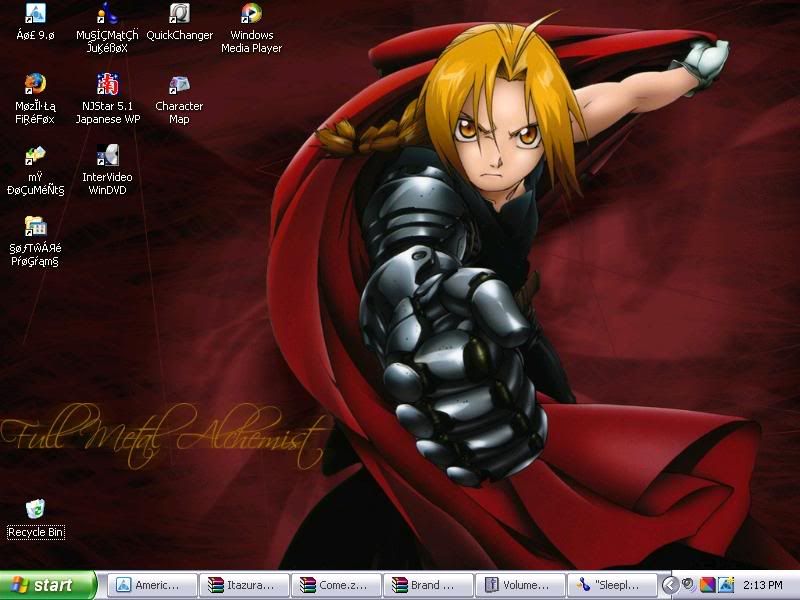 Devils-Angel Edward 'The Fullmetal Alchemist' Edward Desktop