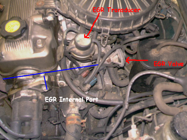 1996 Honda accord egr valve location #5