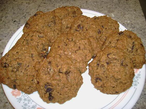 Help! I Have A Fire In My Kitchen - Oatmeal Raisin Cookies