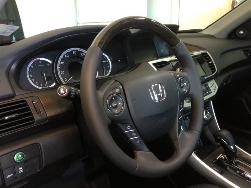 Honda accord wood grain steering wheel #6
