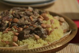  - Мансеф - традиционный иорданский рис с бараниной и кефирной шорбой. Араб.кухня Mansef