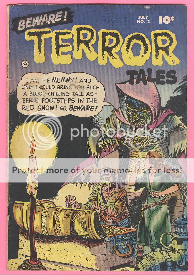 BEWARE TERROR TALES, #2, PRE CODE HORROR FAWCETT 1952 VG (4.0) Great 