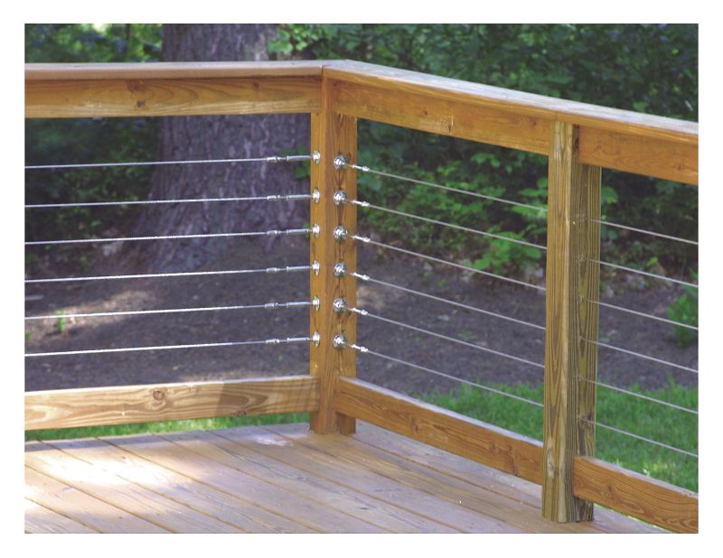 STAINLESS CABLE RAIL, DECK RAILING, RAILEASY TURNBUCKLE, CABLE RAILING