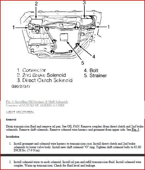 94 Geo Metro 3 Speed Auto Trans Won't Shift - Suzuki ... 1991 geo metro transmission diagram 